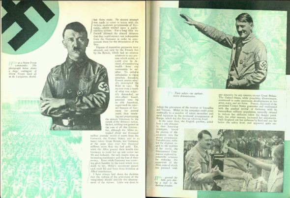 STRAND MAGAZINE Nov 1935 Churchill: The Truth about Hitler, page 12-13 